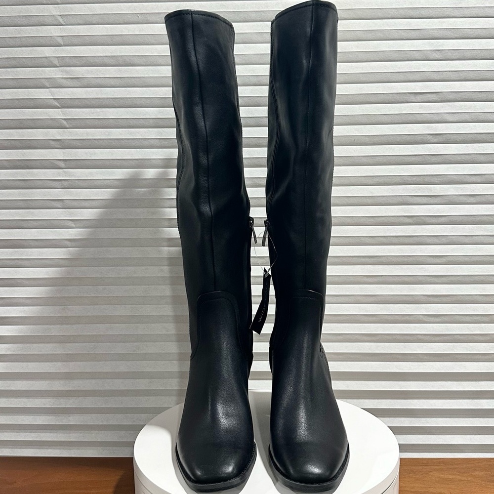 🌸 27 EDIT NATURALIZER🌸 Edda Knee High Wide Calf Black Boot Size: 6.5 - Picture 6 of 16